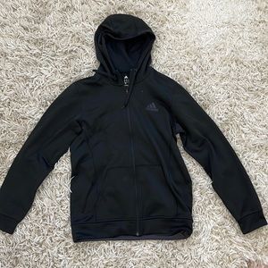 Adidas Climawarm Zip Up Jacket, Size Medium, Black